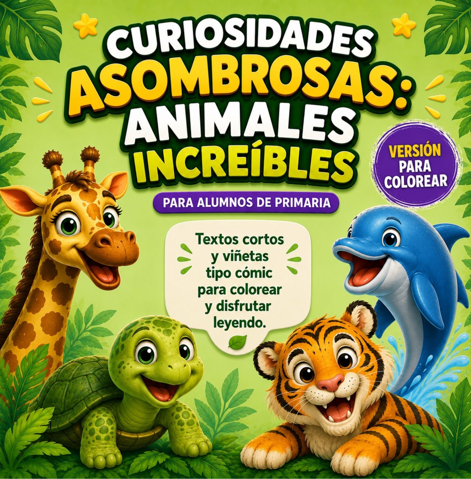 Curiosidades asombrosas, versió per pintar